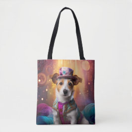 Jack Russell i Colorful Costume Tygkasse