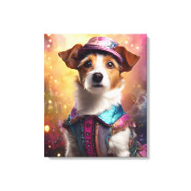Jack Russell i Vibrant Costume