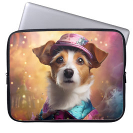 Jack Russell i Vibrant Costume Laptop Fodral