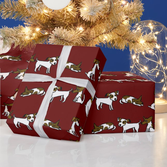 Jack Russell Inpackningspapper Presentpapper (Helgdagar)
