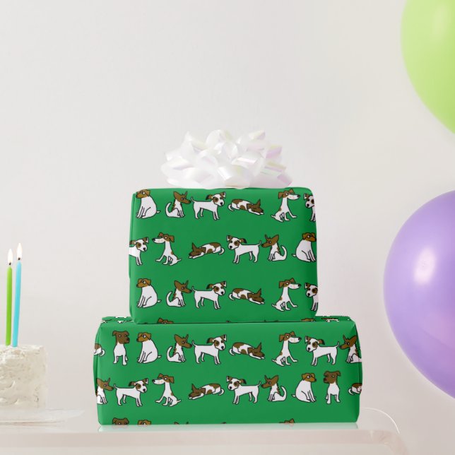 Jack Russell Inpackningspapper Presentpapper (Festgåvor)