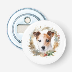 Jack Russell jul, andningsfag Valp Flasköppnare