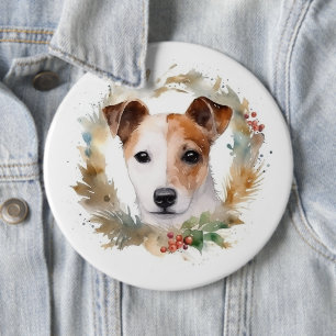 Jack Russell jul, andningsfag Valp Knapp