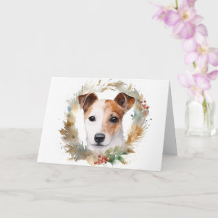 Jack Russell jul, andningsfag Valp Kort