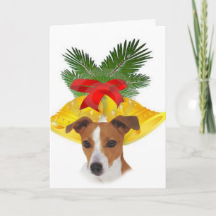Jack Russell-jultider Helgkort