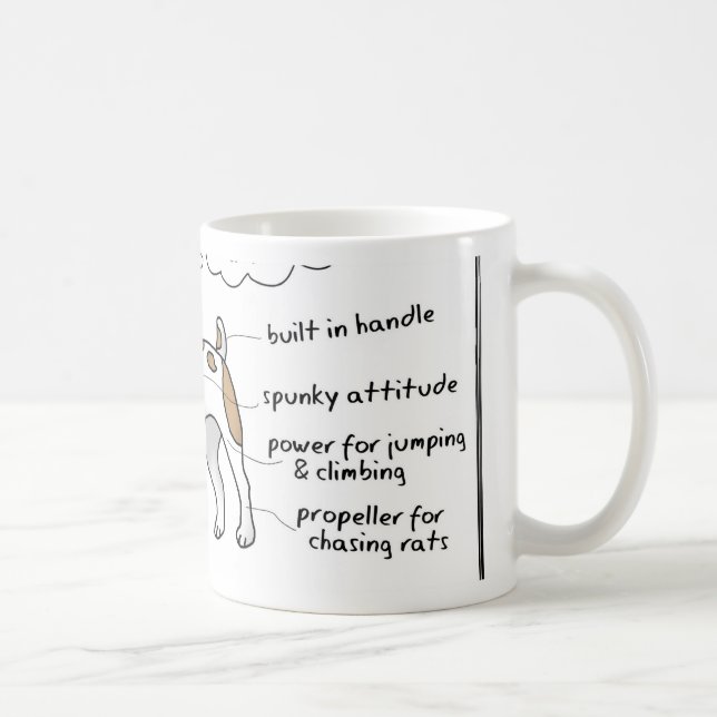Jack Russell Kaffemugg (Höger)