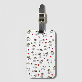 Jack Russell Luggage Tag Bagagebricka