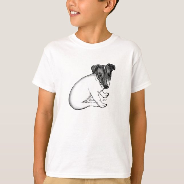 Jack Russell marium 10 veckor gammal Tee Shirt (Framsida)
