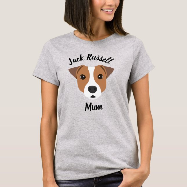 Jack Russell Morsa T Shirt (Framsida)