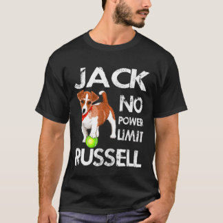 Jack Russell no Power Limit for Hund T Shirt
