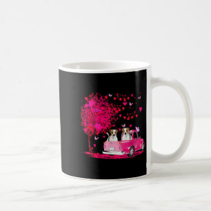 Jack Russell Par Truck Glad Alla Hjärtans Dag Gif Kaffemugg