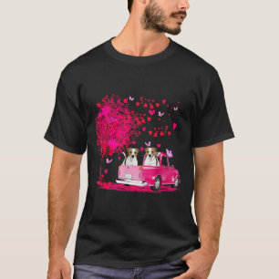 Jack Russell Par Truck Glad Valentines Day Gif T Shirt