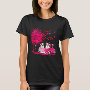 Jack Russell Par Truck Glad Valentines Day Gif T Shirt