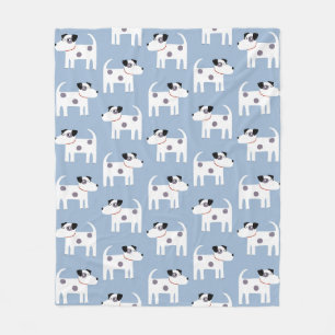 Jack Russell Parson Terrier Dog Pattern Fleecefilt