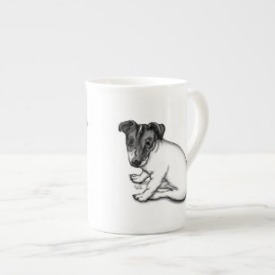 Jack Russell Puppy 10 veckor gammal Benporslin Mugg