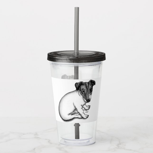 Jack Russell Puppy 10 veckor gammal Take Away Mugg (Framsida)