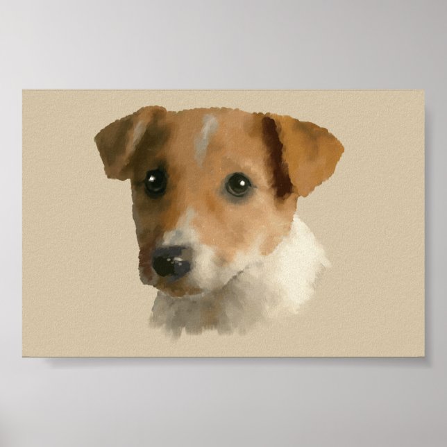 Jack Russell Puppy Poster (Framsidan)