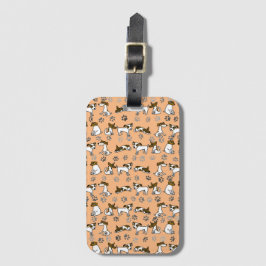 Jack Russell Resväsketikett Bagagebricka