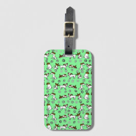 Jack Russell Resväsketikett Bagagebricka