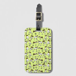 Jack Russell Resväsketikett Bagagebricka