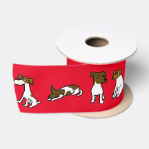 Jack Russell Satinband