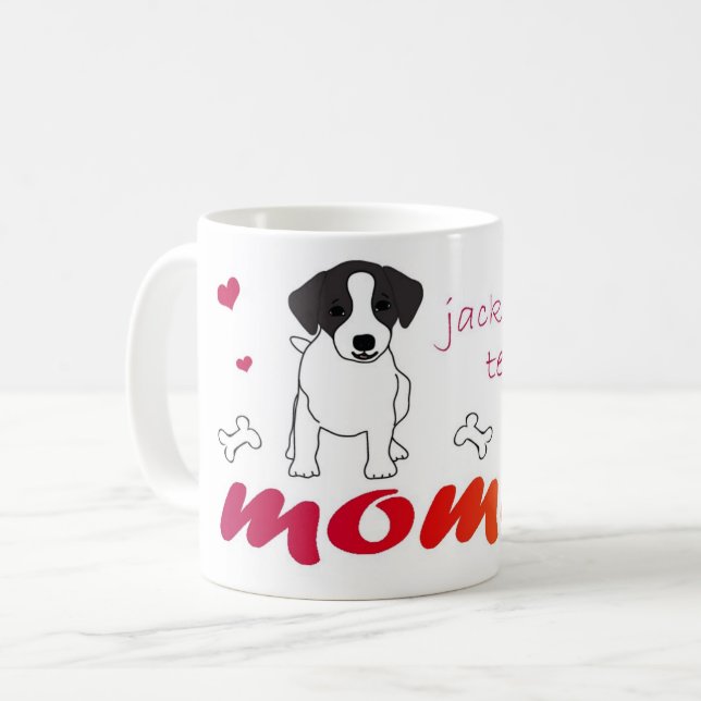 jack Russell skräcker Kaffemugg (Framsida vänster)