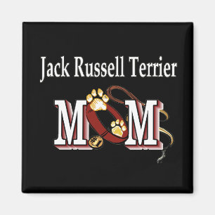 jack Russell skräcker mamma Magnet