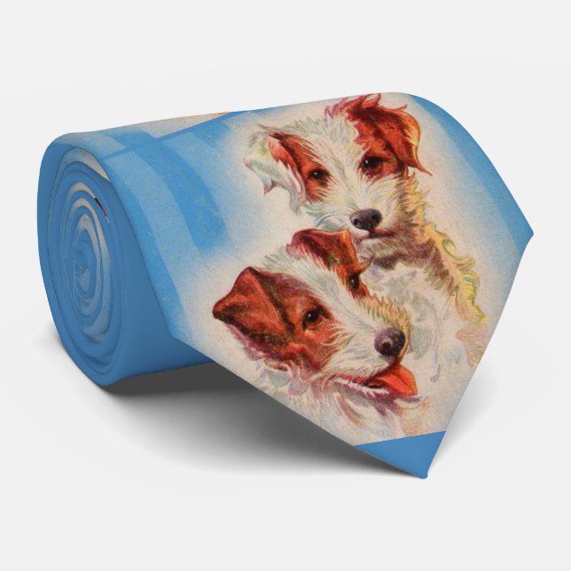 Jack Russell skräckers print Slips (Rullad)