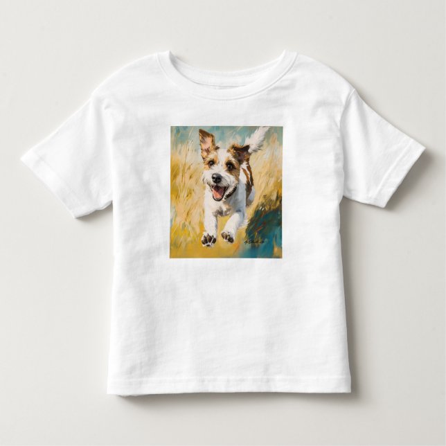 Jack Russell T Shirt (Framsida)