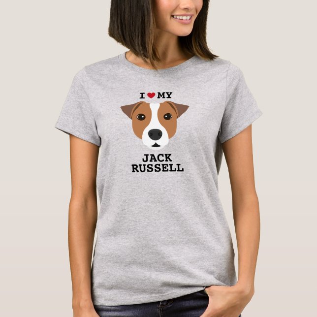 Jack Russell T Shirt (Framsida)
