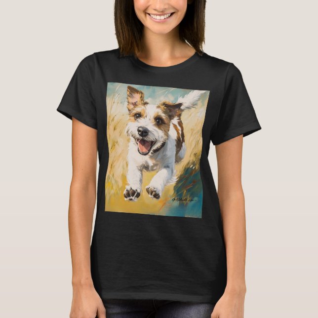 Jack Russell T Shirt (Framsida)