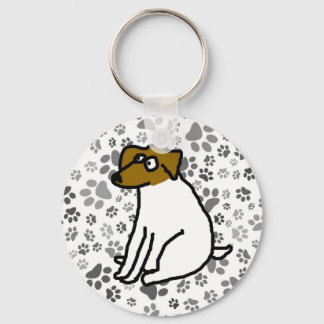 Jack Russell Tecknad Nyckelring