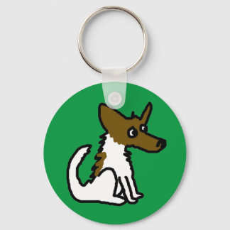 Jack Russell Tecknad Nyckelring