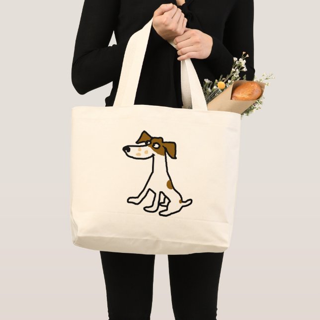 Jack Russell Tecknad Väska (Framsida (produkt))