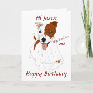 Jack Russell Terrier add namn front Kort