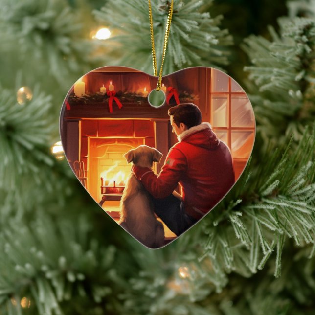 Jack Russell Terrier Brandman, Valp, Hundägare Julgransprydnad Keramik (Träd)