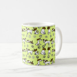 Jack Russell Terrier Cartoon Mug Kaffemugg