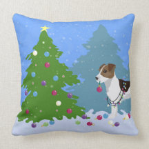 Jack Russell Terrier Decorating Julgran
