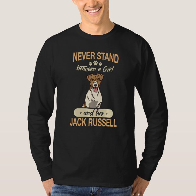 Jack Russell Terrier Dog  1 T Shirt (Framsida)