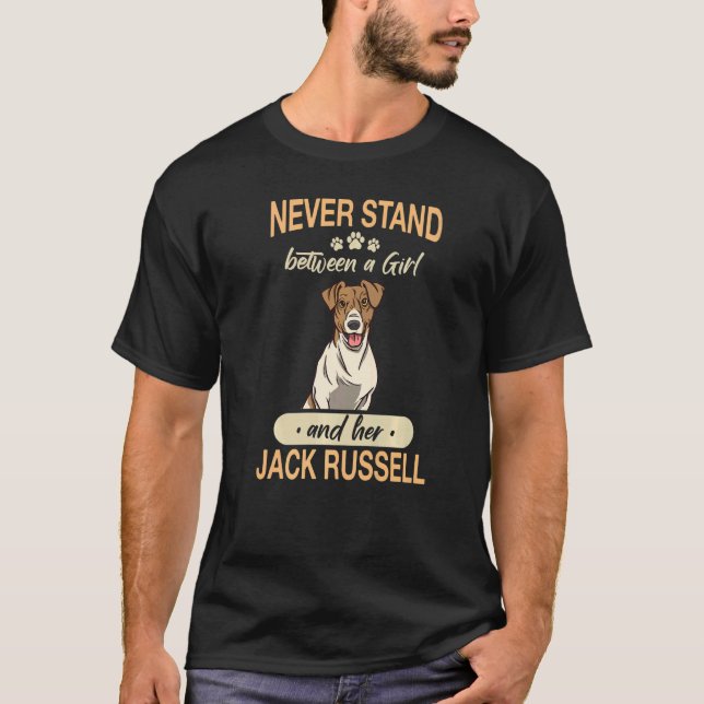 Jack Russell Terrier Dog  1 T Shirt (Framsida)