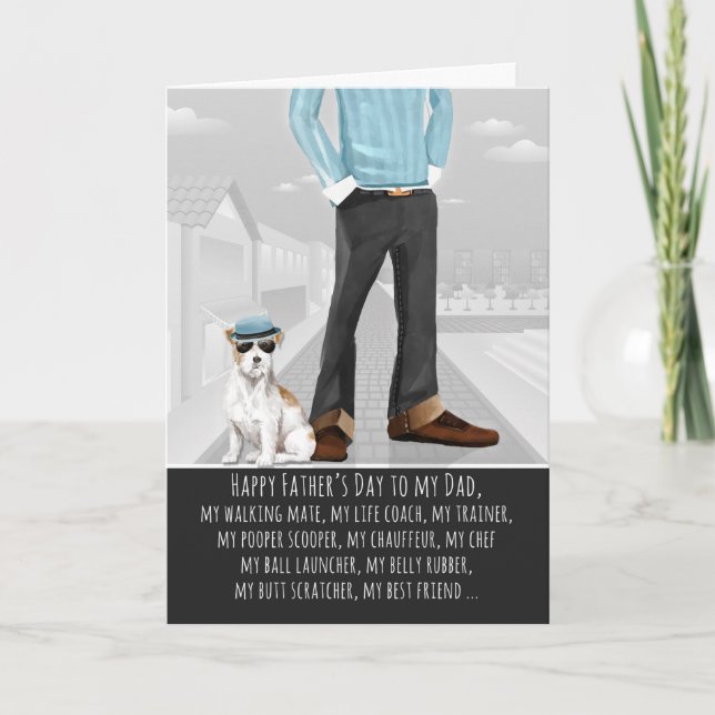 Jack Russell Terrier från Hund-bilen Kort (Framsida)