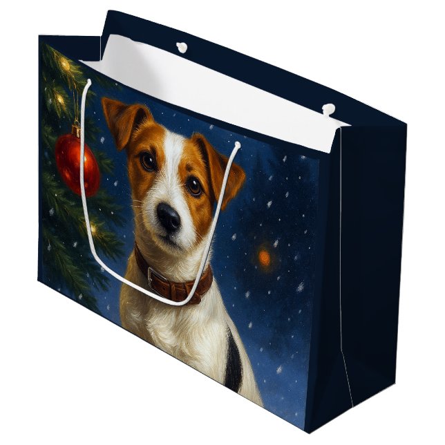 Jack Russell Terrier Gift Bag (Framsidan Vinklad)