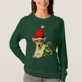 Jack Russell Terrier God jul T Shirt