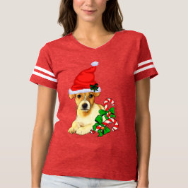 Jack Russell Terrier God jul Tee