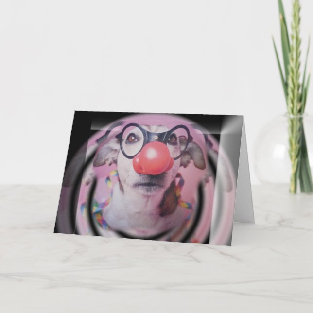 Jack Russell Terrier Grattis på födelsedagen Crazy Kort (Framsida)