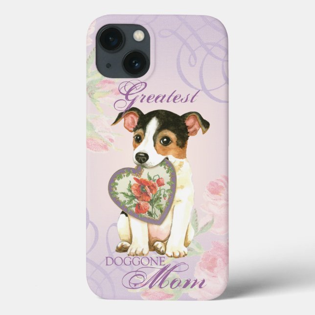 Jack Russell Terrier Heart Mamma (Baksida)