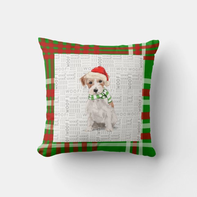 Jack Russell Terrier Helgdag Play-Hund Kudde (Framsida)