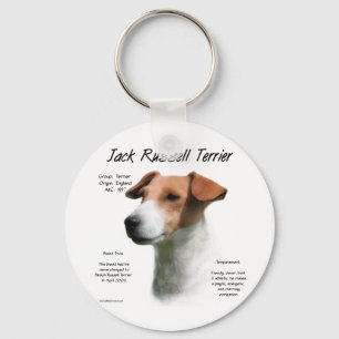 Jack Russell Terrier History Nyckelring