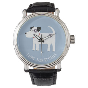 Jack Russell Terrier Hund Anpassningsbar Text Armbandsur