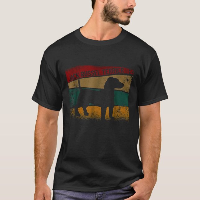 Jack Russell Terrier Hund aveln Jack Russell Terri T Shirt (Framsida)